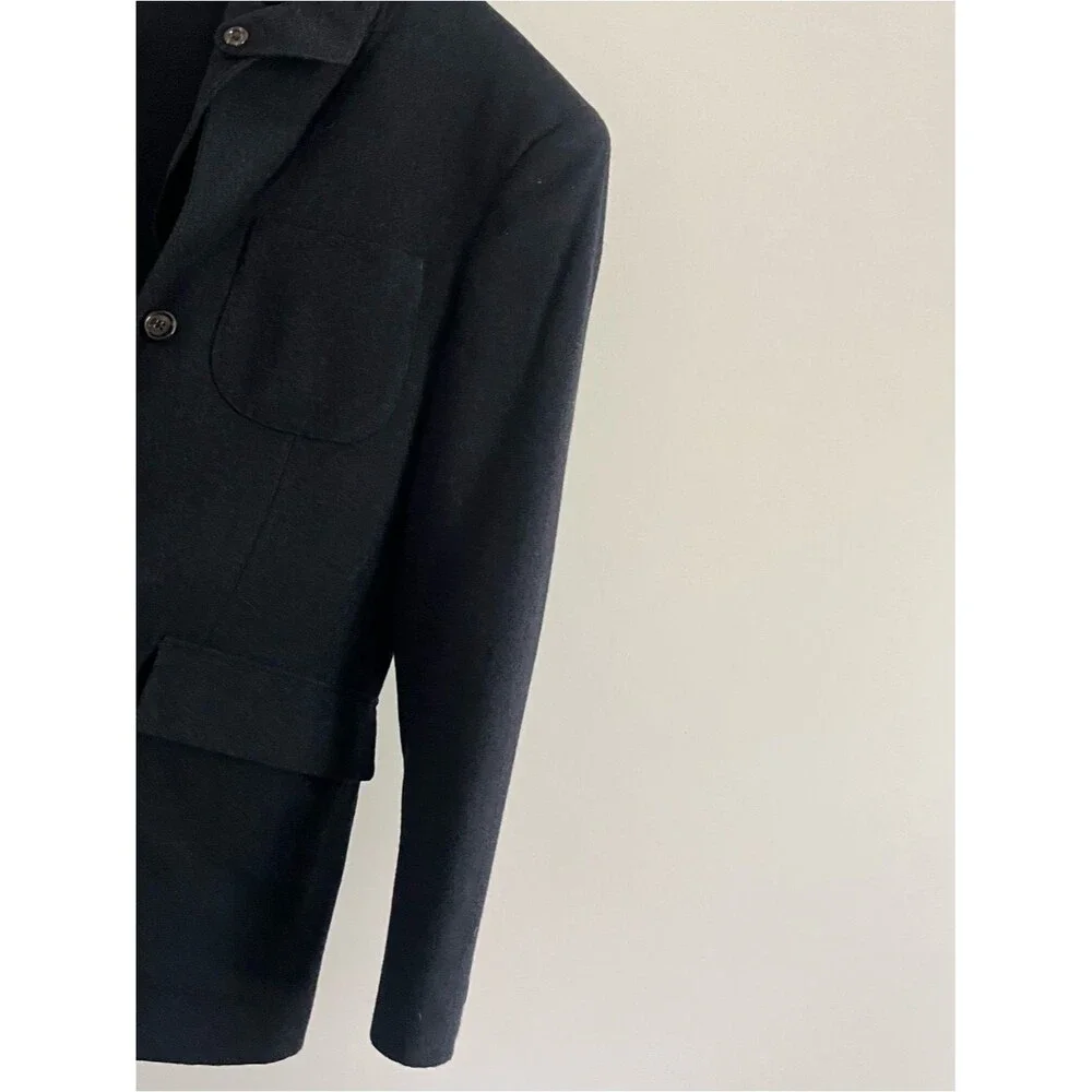 J.Crew Ludlow Subalpino Italy Wool Cotton Blazer Size 36S Blue Sport Coat
